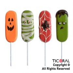 SET DE PLACAS x 2 PALETAS 01 HALLOWEEN x 1